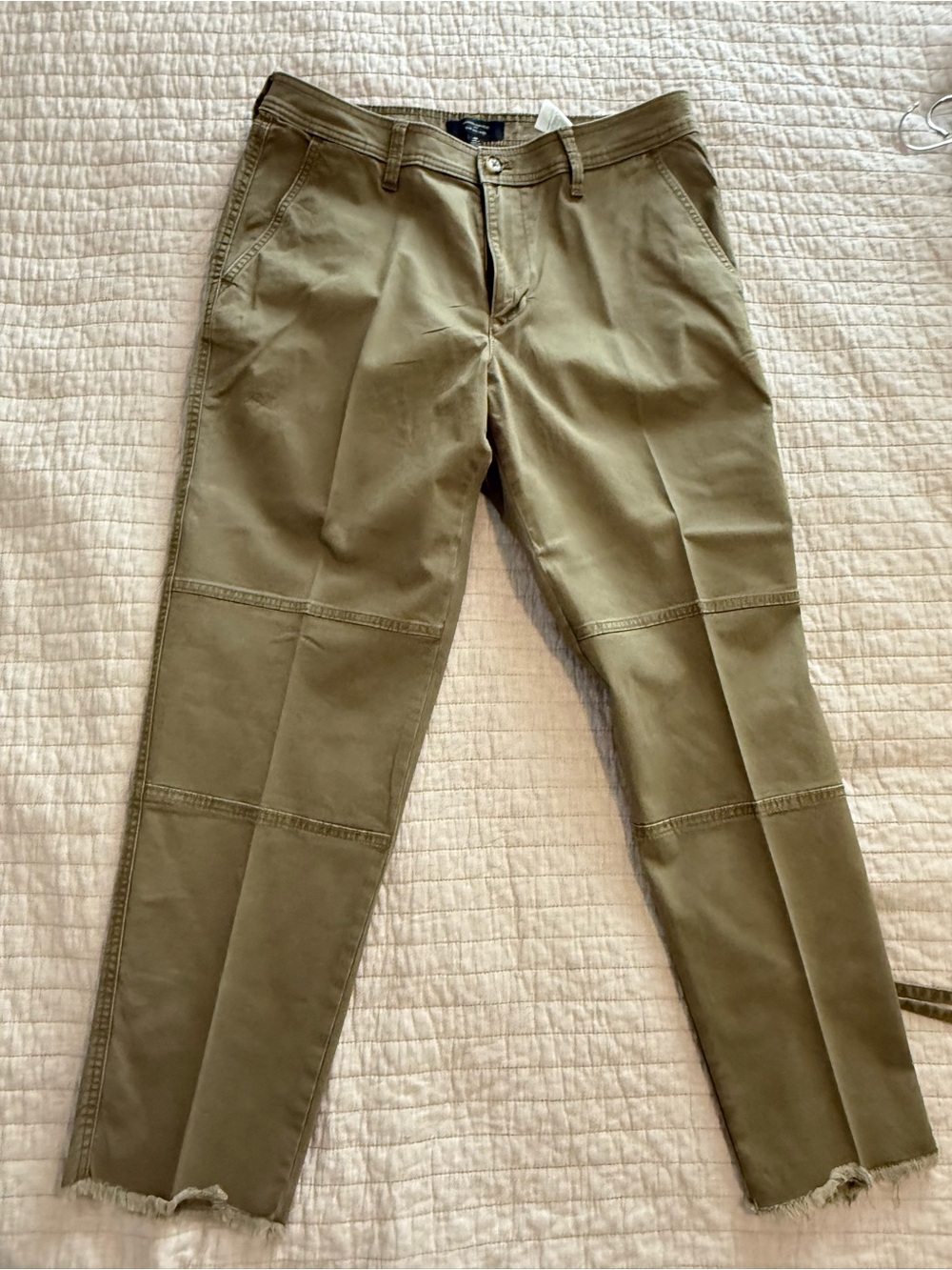 Banana Republic Olive Green Boot-Cut Jeans